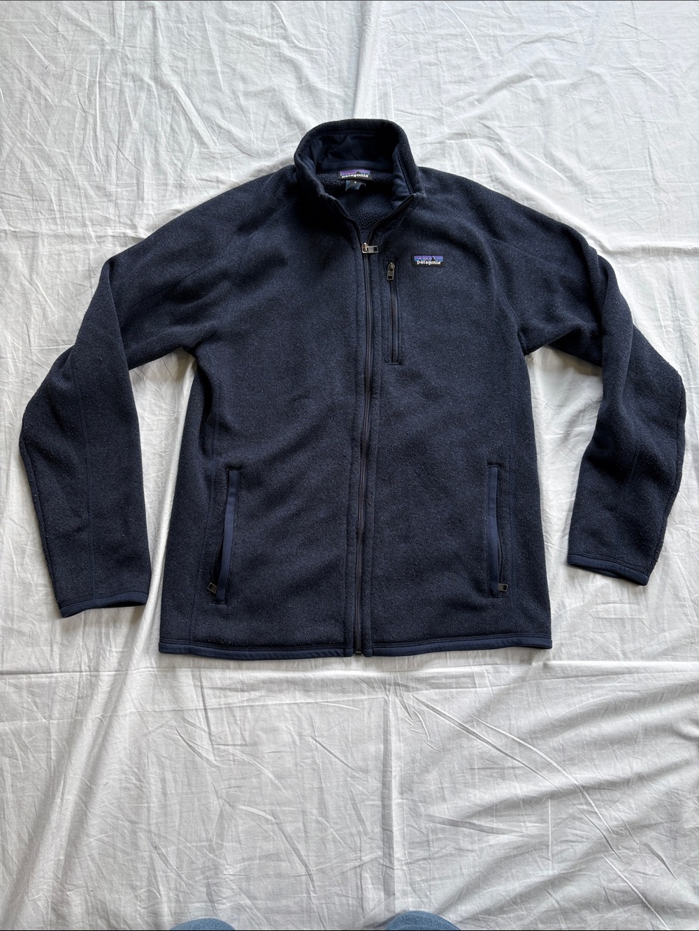 Patagonia Better Sweater Full Zip Navy Fleece Jacket Men’s Medium